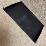 Rack Shelf Tray Black 1U 10.5x19"