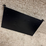 Rack Shelf Tray Black 1U 10.5x19"