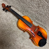 Unlabeled Violin  1/2 Size w/ Case & Bow