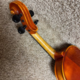Unlabeled Violin  1/2 Size w/ Case & Bow