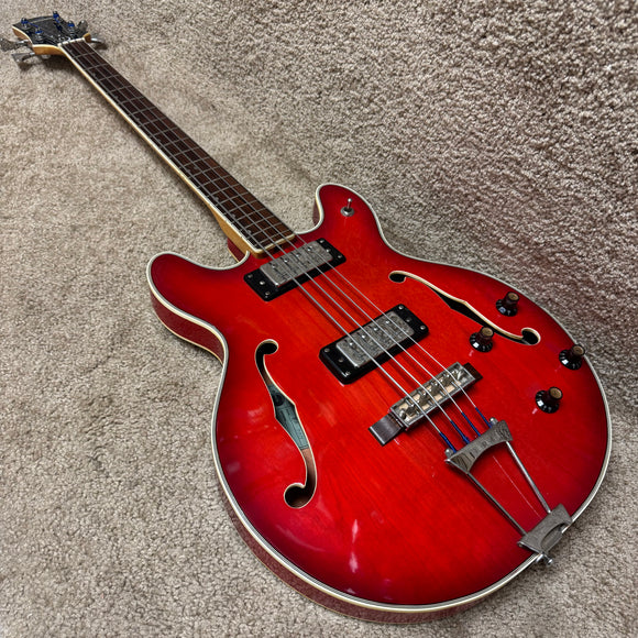 Epiphone EA-260 MIJ Hollowbody Bass Red 1970s