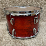 Ludwig 1980s 12x8 Tom Red Stain B/O