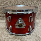 Ludwig 1980s 12x8 Tom Red Stain B/O