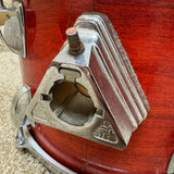 Ludwig 1980s 12x8 Tom Red Stain B/O