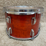 Ludwig 1980s 12x8 Tom Red Stain B/O