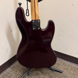 Fender Standard MIM Jazz Bass Midnight Wine Splatter-Guard 2000 Left-Handed