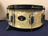 Tama Faded White Marine Pearl 13x6.5" Snare Drum