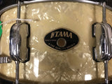 Tama Faded White Marine Pearl 13x6.5" Snare Drum