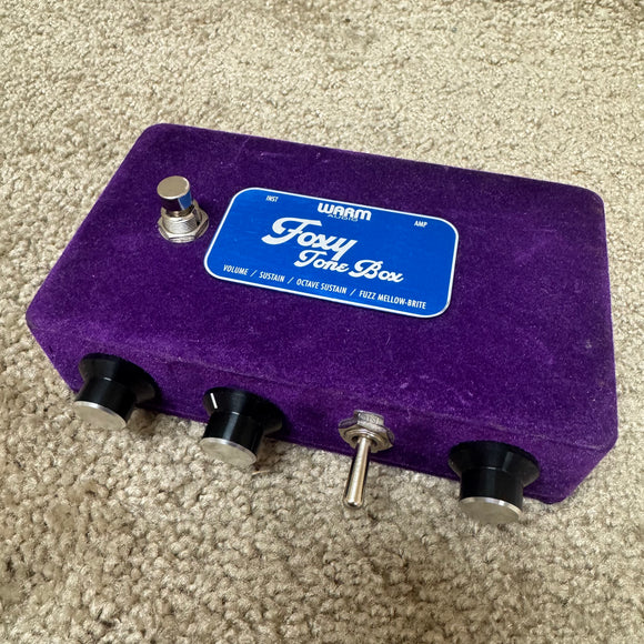 Warm Audio Foxy Tone Box Fuzz Limited Edition Purple