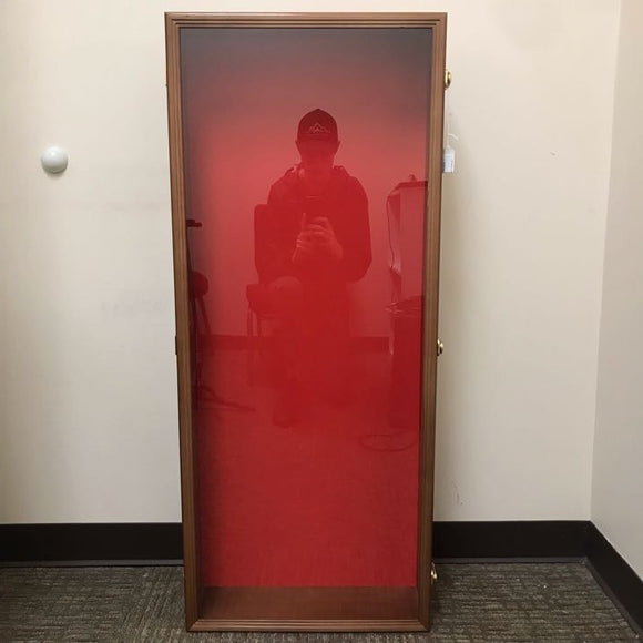 SPDisplay Guitar Display Case-Wood : Lighted