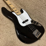 Fender Geddy Lee Signature Jazz Bass 2021 MIM Black w/ Gig Bag