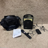 Hisonic HS-122B Wireless PA System w/ 3 Mics & Bag