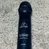Behringer Ultralink (A) ULM202USB Pair Wireless Handheld Microphones w/ USB Receiver