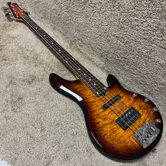 Ibanez RDGR RoadGear 5 String Quilted Sunburst MIK