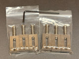 Stainless Steel Strat Style Saddles Set