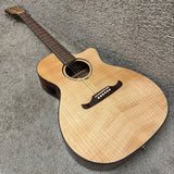 Fender FA345CE Auditorium Acoustic Electric Guitar Flame Maple