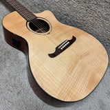 Fender FA345CE Auditorium Acoustic Electric Guitar Flame Maple