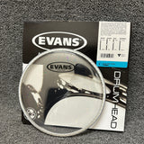 Evans Corps Tenor Tom Drum Head Clear 8"