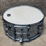 Ludwig Rocker Snare 14x6.5" Chrome B/W Badge w/ Upgrades