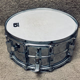 Ludwig Rocker Snare 14x6.5" Chrome B/W Badge w/ Upgrades
