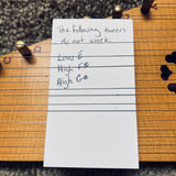 Kelischek Soprano Chromatic Bowed Psaltery 22 Strings w/ Tuning Wrench AS IS