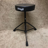 Stagg DT-32 Drum Throne Stool Black Double Braced