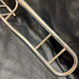 King by H N White Silver-Tone Trombone 1930s
