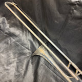 King by H N White Silver-Tone Trombone 1930s