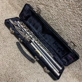 Armstrong 305B Open Hole Flute B Foot Joint Silver Headjoint Gold Lip Plate