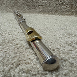 Armstrong 305B Open Hole Flute B Foot Joint Silver Headjoint Gold Lip Plate