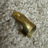 Perfect Touch Finger Pick Brass Small Wraparound Style