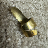 Perfect Touch Finger Pick Brass Small Wraparound Style