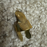 Perfect Touch Finger Pick Brass Small Swooping Style