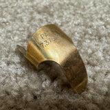 Perfect Touch Finger Pick Brass Medium Swooping Style
