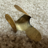 Perfect Touch Finger Pick Brass Medium Swooping Style