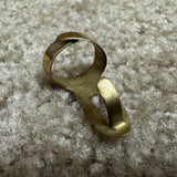 Perfect Touch Finger Pick Brass Medium Clawhammer Style