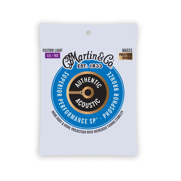 Martin Authentic Guitar Strings Custom Light