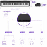Yamaha P-143B 88 Weighted Key Digital Piano