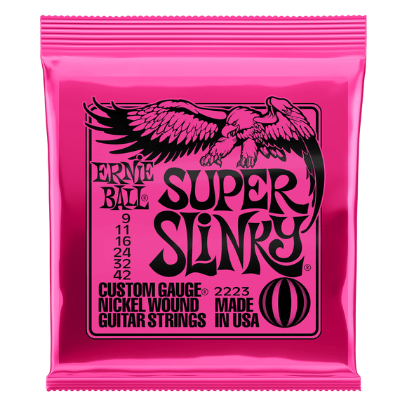 Ernie Ball Super Slinky Electric Guitar Strings Set
