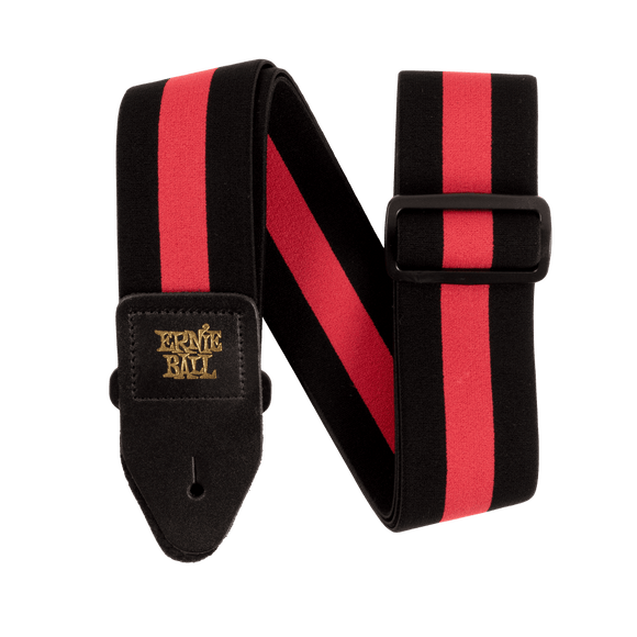 Ernie Ball Comfort Stretch Guitar Strap Racer Red