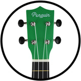 Amahi Penguin PGUKGR Soprano Ukulele Green w/Bag