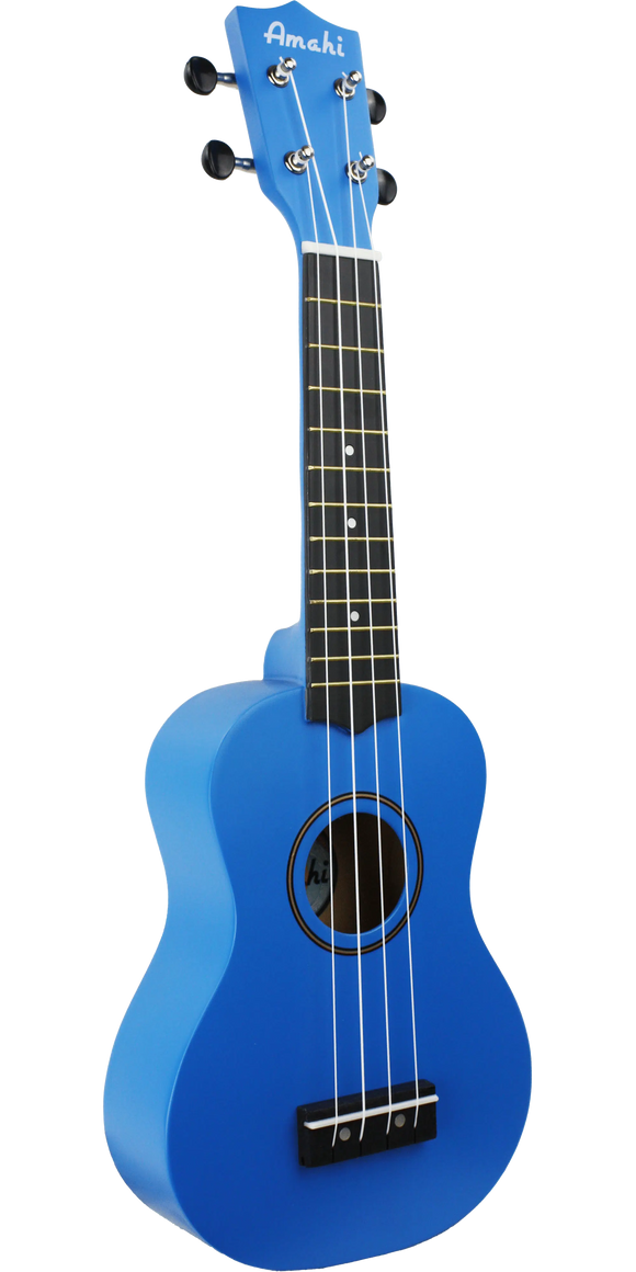 Amahi PNUKDB Soprano Ukulele Robin Egg Blue w/ Bag