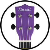Amahi PNUKPU Soprano Ukulele Lavender w/bag