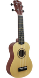 Amahi PNUKTN Soprano Ukulele Tan w/ Bag