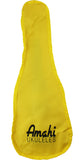 Amahi PNUKYW Soprano Ukulele Yellow w/ Bag