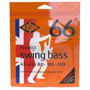 RotoSound Swing Bass 66 Stainless Steel Standard 5 String Set