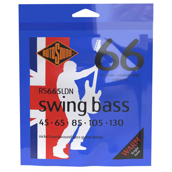RotoSound Nickel Swing Bass 66 Standard 5 String Set