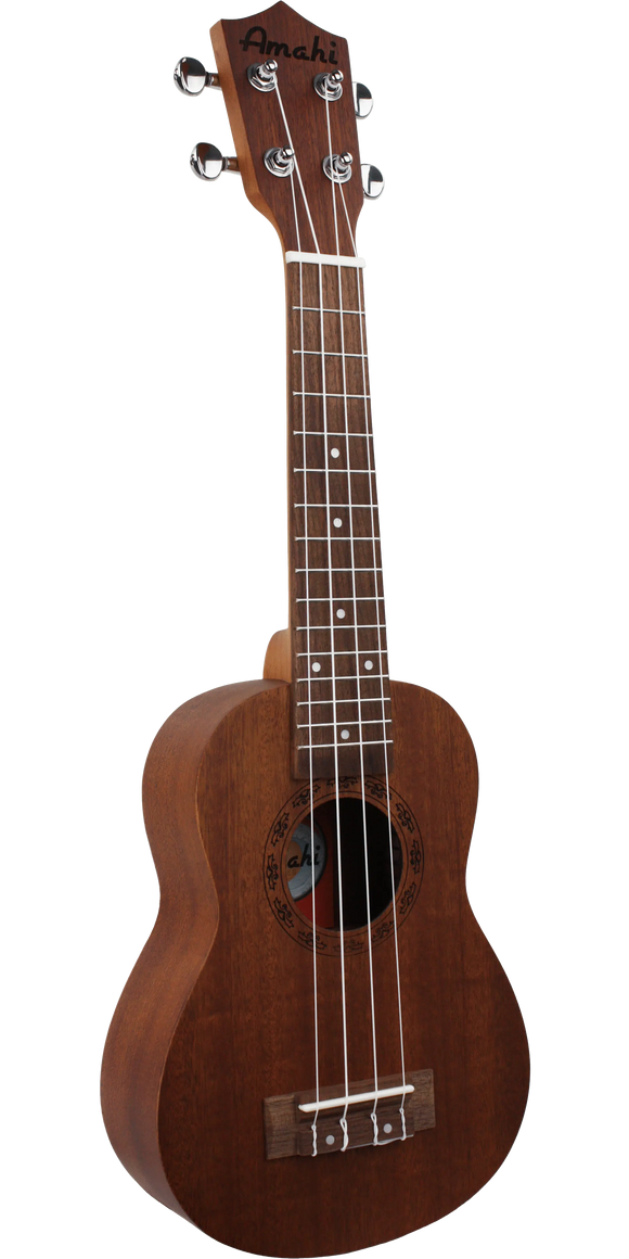 Amahi UK210S Mahogany Ukulele Soprano W/ Bag
