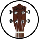 Amahi UK210C Mahogany Ukulele Concert W/ Bag