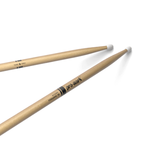 Pro Mark Drumstick Pair Forward Nylon Tip 2B